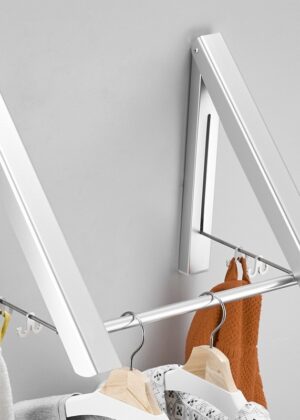 Non Perforated Space Aluminum Foldable Invisible Thick Drying Rack